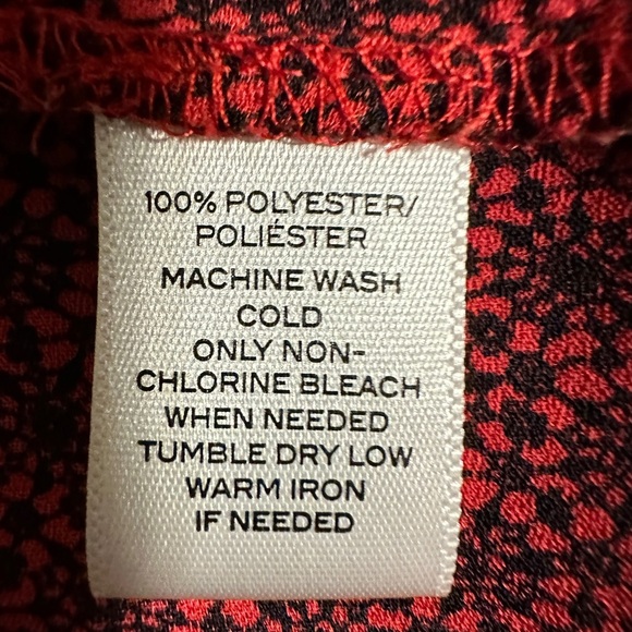 Ann Taylor Loft Sheer Tunic Blouse. - Picture 4 of 6